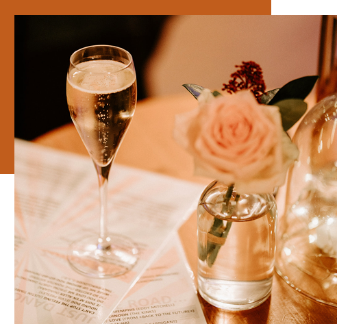 Une coupe de champagne